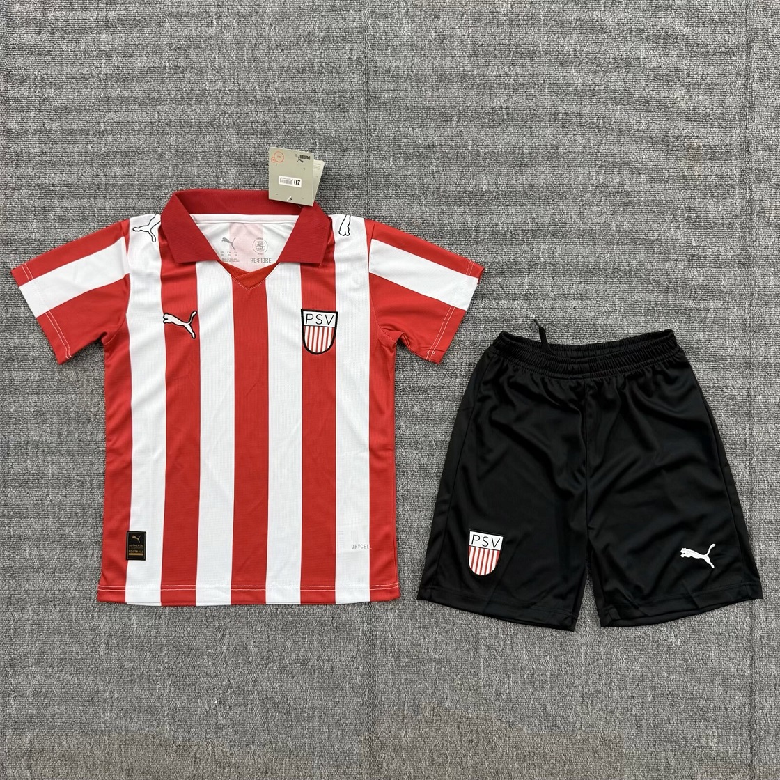 Kids-PSV 26/27 Special Red/White Soccer Jersey